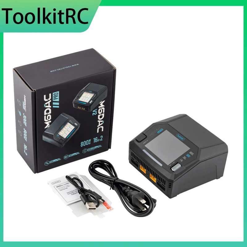 Toolkitrc M6Dac Smart Charger - ToolkitRC M6DAC V2 M6DAC Pro デュアルチャンネル