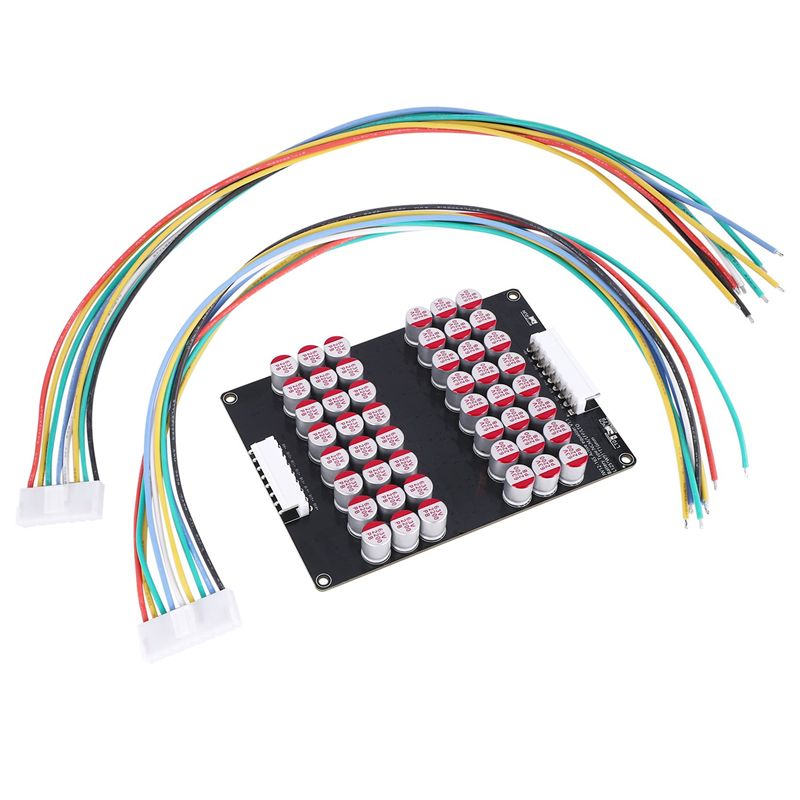 12S Lipo Battery Balancing Board - A33T-12S 13S 14S 15S 16S アクティブ・イコライザー・バランサー、リチウム鉄リン酸電池、リチウムポリマー電池、リチウムチタン酸電池用、エネルギー均等化コンデンサ、BMSボード
