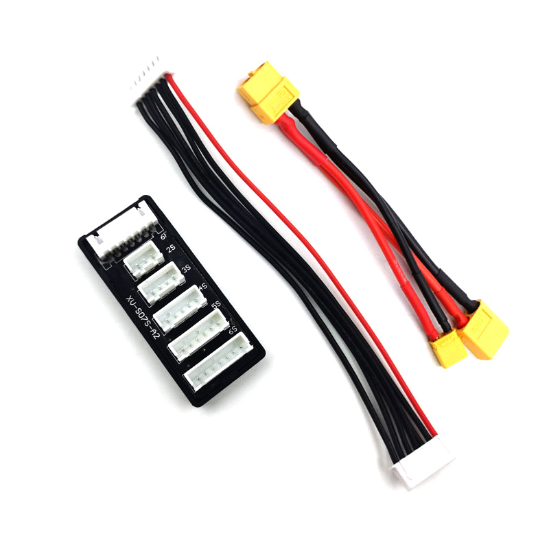 12S Lipo Battery Balancing Board - 2S-6Sリチウムバッテリーバランス充電ボード パワーバンク バランサーアダプター JST XH充電器付き IMAX