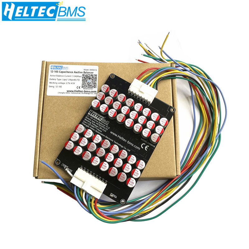 12S Lipo Battery Balancing Board - Heltec 16S 5A コンデンサーアクティブイコライザー 12S 13S