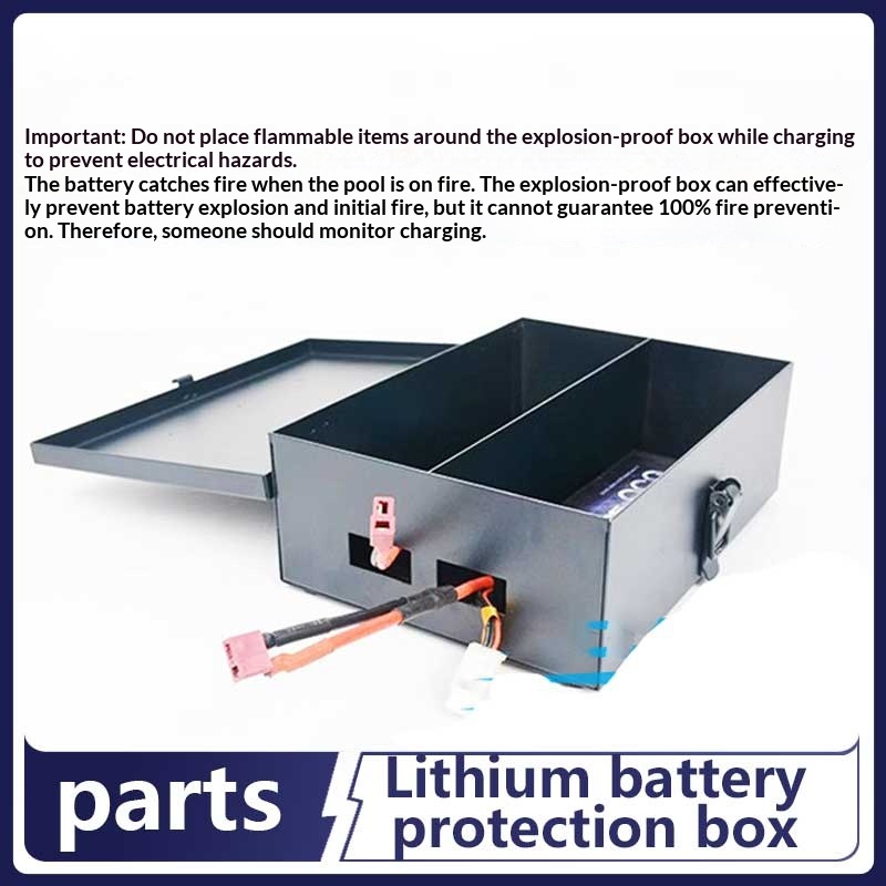 Lipo Battery Fireproof Safety Charge Box - Cnrc リポバッテリー安全充電ボックス耐火防爆 Rc カーボート航空機モデルニッケル水素リチウムイオン電池収納ケース