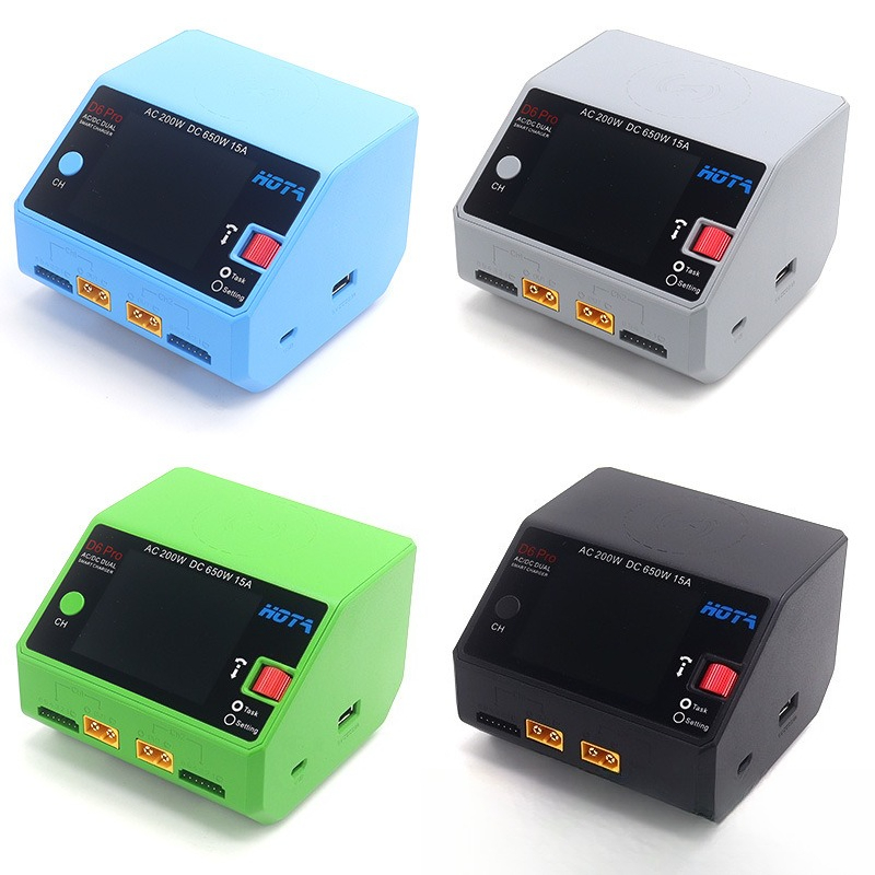 HOTA D6 Pro 650W 200W デュアルパワー  - Hota D6 Pro Dual Lipo Charger のレビューと価格
