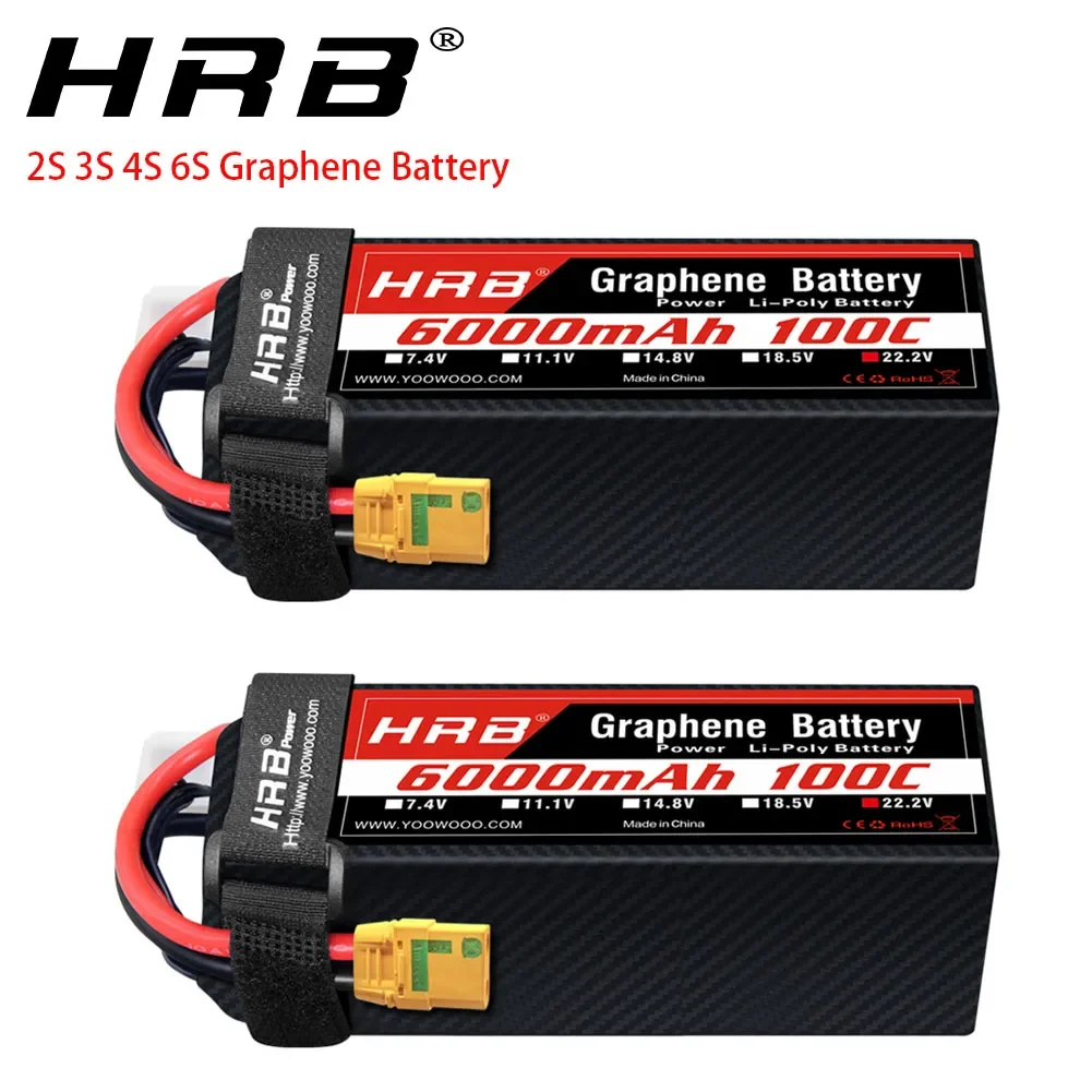 2PC グラフェンバッテリー 2S 3S 4S 6S RC  - 6S Lipo Battery 22.2V 5000Mah のレビューと価格