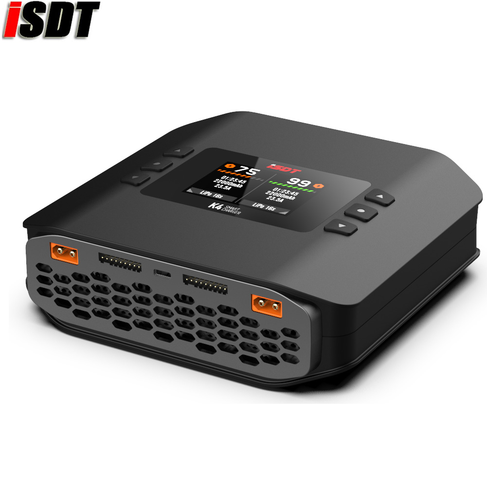 ISDT K4 デュアルチャンネルRCスマートバッテリーチャ - Isdt K4 Dual Lipo Charger のレビューと価格