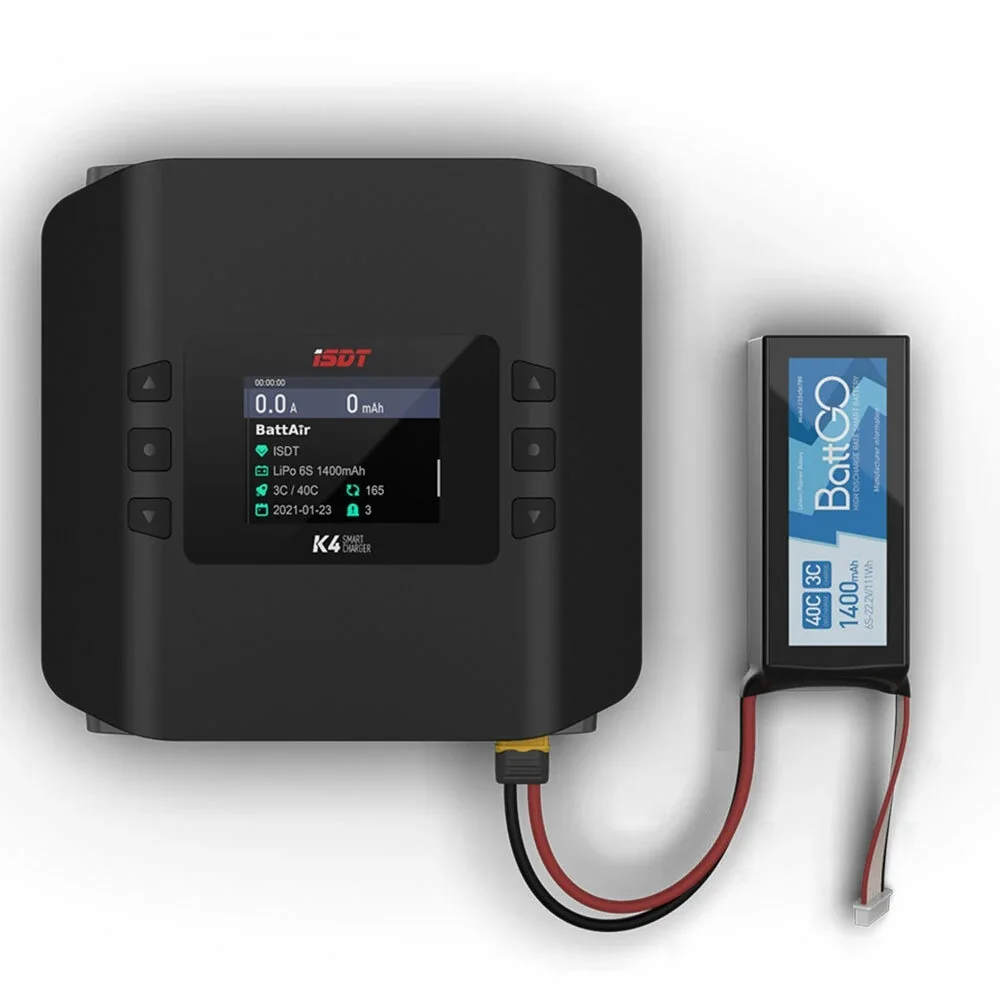 ISDT K4 デュアルモード スマートバランス充電器 AC - Isdt K4 Dual Lipo Charger のレビューと価格