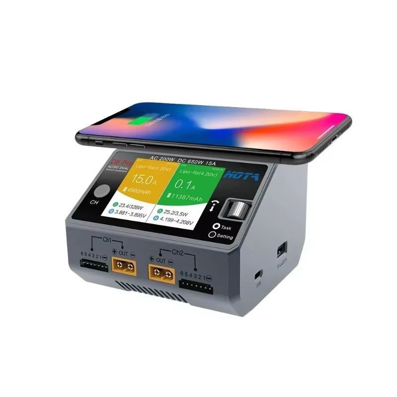 HOTA D6 Pro デュアルチャンネル充電器 AC 20 - Hota D6 Pro Dual Lipo Charger のレビューと価格