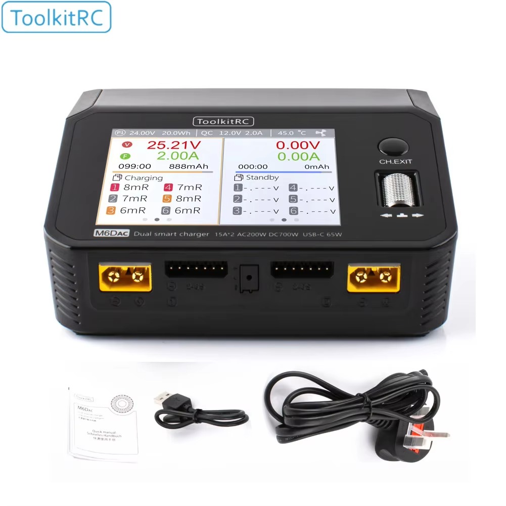 SmCpToolkitRC M6DAC デュアルチャンネルス - Toolkitrc M6Dac Smart Charger のレビューと価格