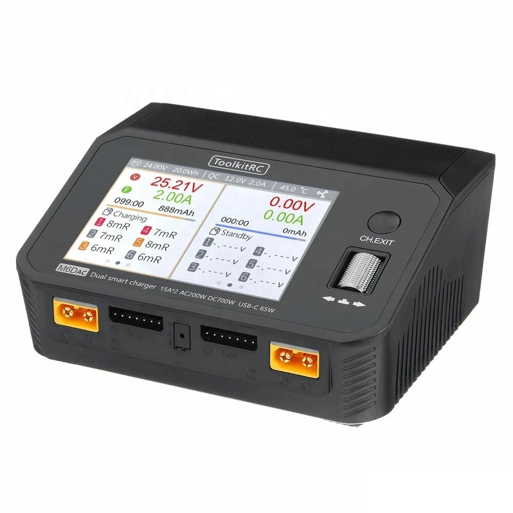 ToolkitRC M6DAC AC 200W DC 700 - Toolkitrc M6Dac Smart Charger のレビューと価格